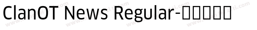 ClanOT News Regular字体转换
